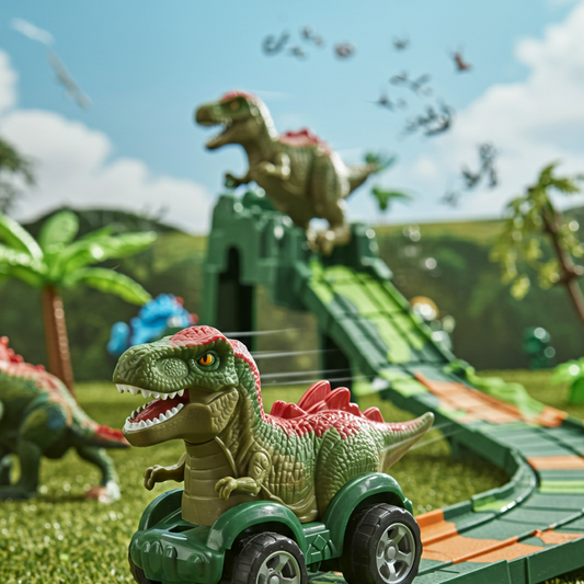 Dinosaur Track Electric Car - Puzolife - Puzolife - Puzzles of Life