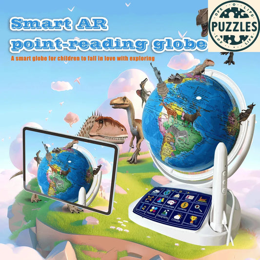 20cm Smart AR Globe - Puzolife - Puzolife - Puzzles of Life