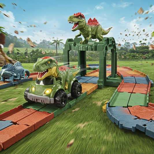 Dinosaur Track Electric Car - Puzolife - Puzolife - Puzzles of Life