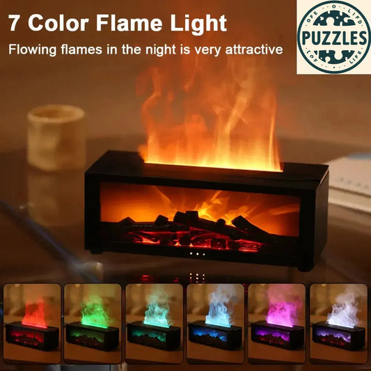 Flame Aroma Humidifier Home - Puzolife - Puzzles of Life