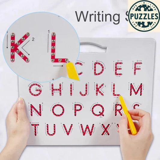 Kids Magnetic Writing & Drawing Board - Montessori Toy - Puzolife - Puzzles of Life