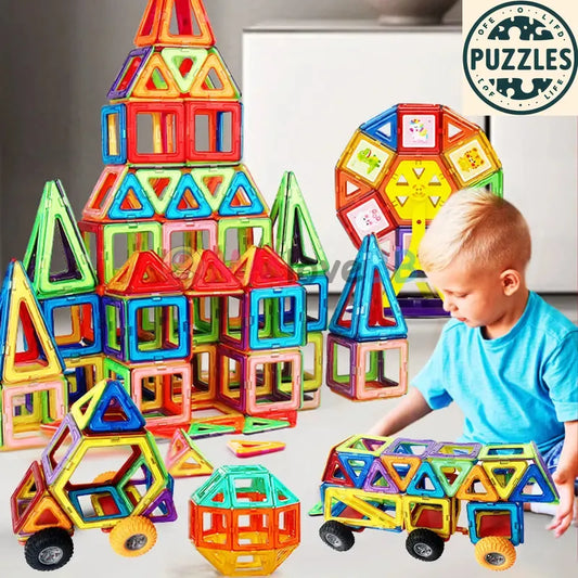 Colorful Magnetic Blocks Fun - Puzolife - Puzolife - Puzzles of Life
