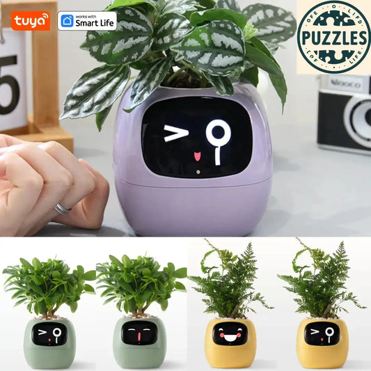 Tuya Ivy Smart Planter – Green & AI-Powered - Puzolife - Puzzles of Life