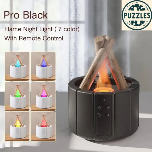 Ultrasonic Air Humidifier & Essential Oil Diffuser – Remote Control 2 - Puzolife - Puzzles of Life